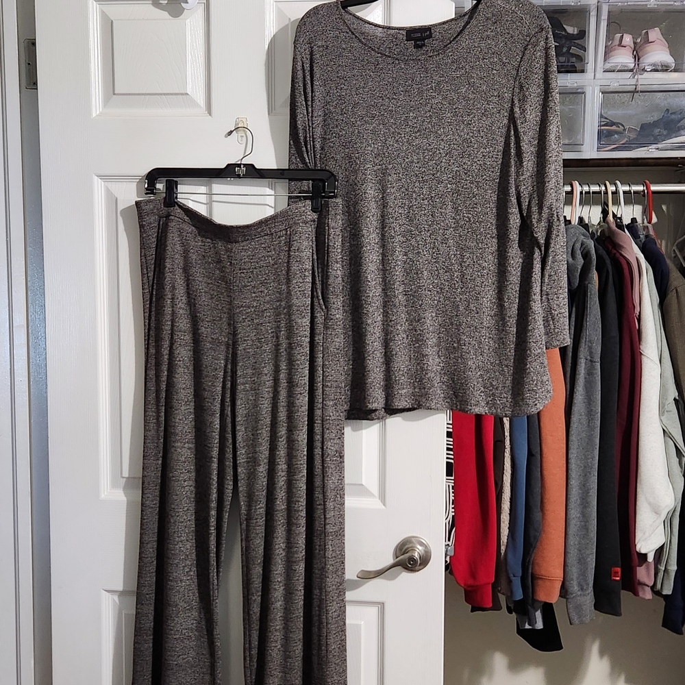 J. Jill Gray Wide Leg Pants & Jumpsuits